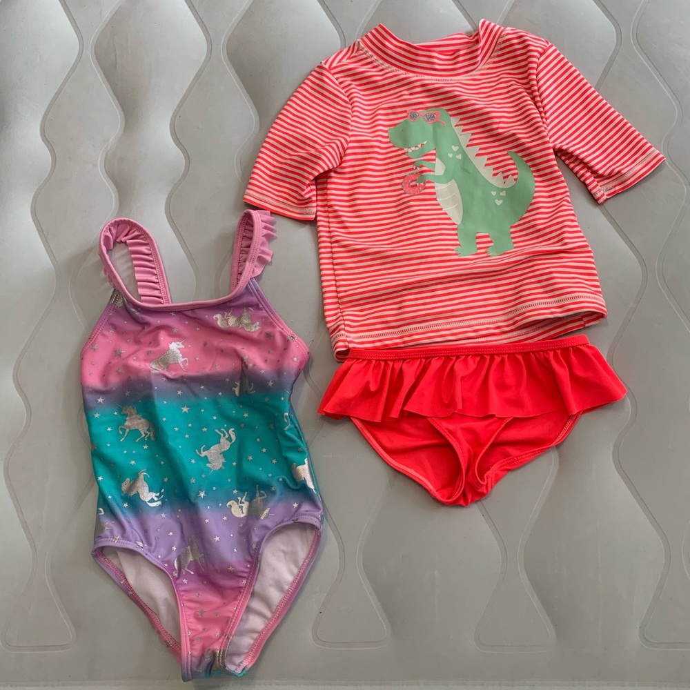 4/5 Toddler bathing suits swimsuits Dinosaur